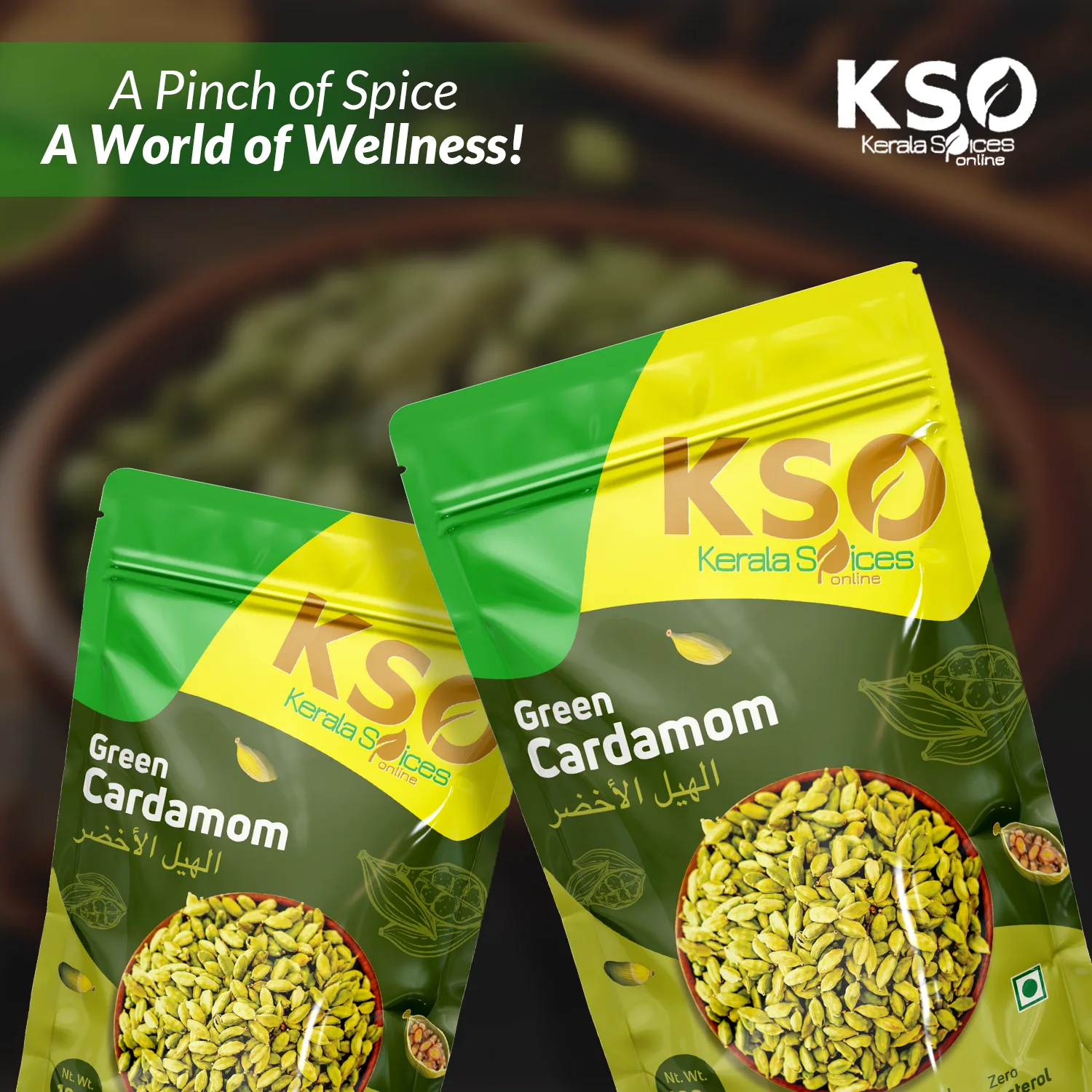 High Quality Medium Size Cardamom 7-8mm - Image 3