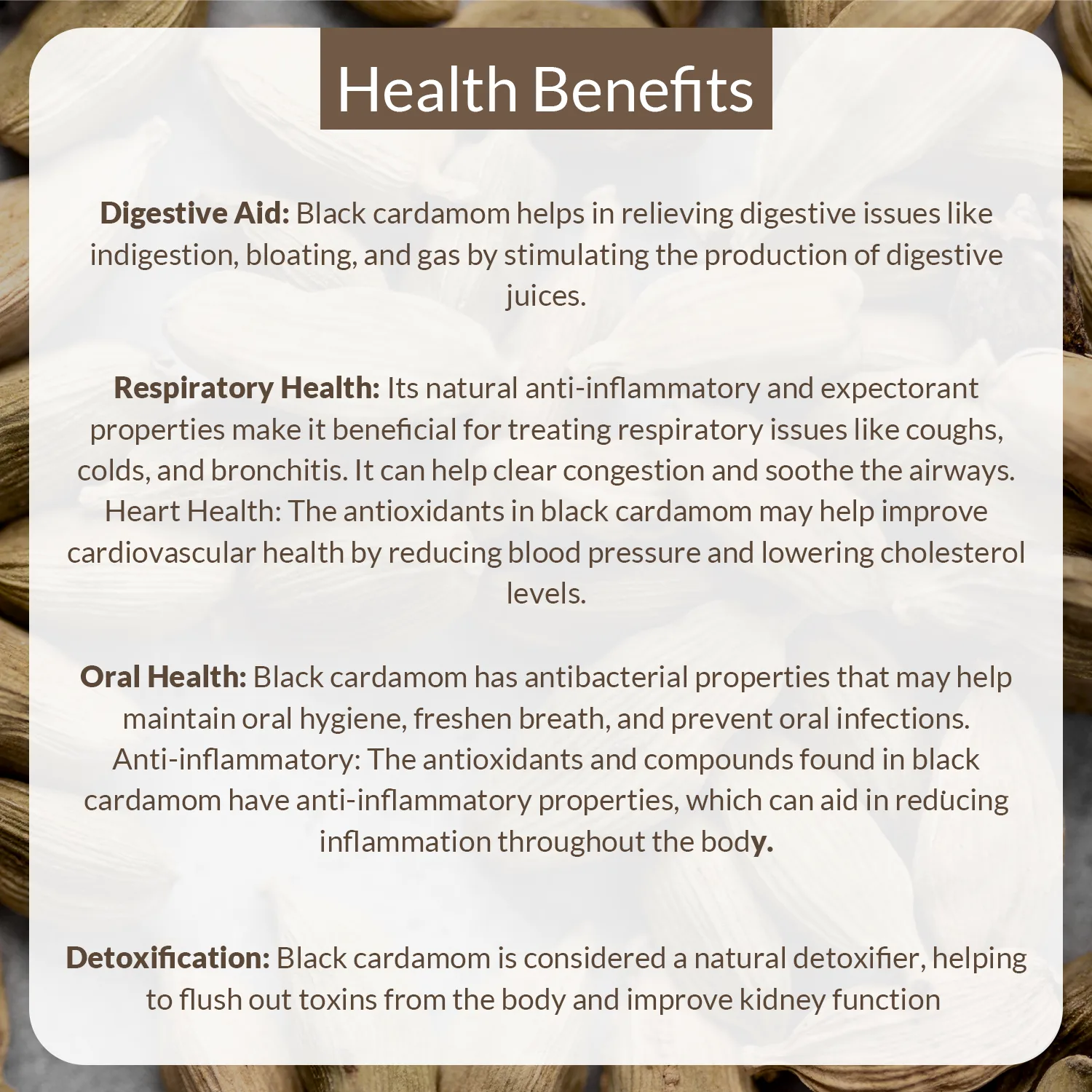 Black Cardamom (बड़ी इलायची) - Image 6