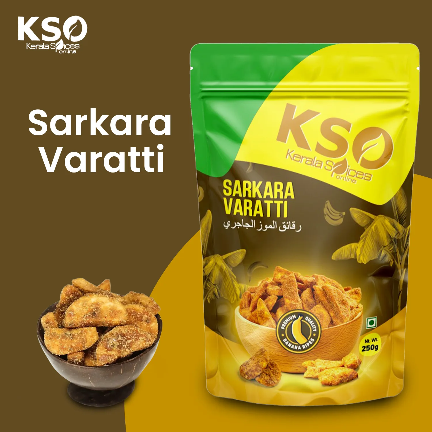 Healthy Sarkaravaratti (Jaggery Banana Chips)250g - Image 3