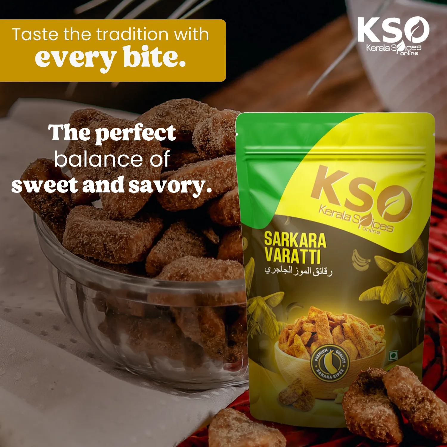 Healthy Sarkaravaratti (Jaggery Banana Chips)250g - Image 4