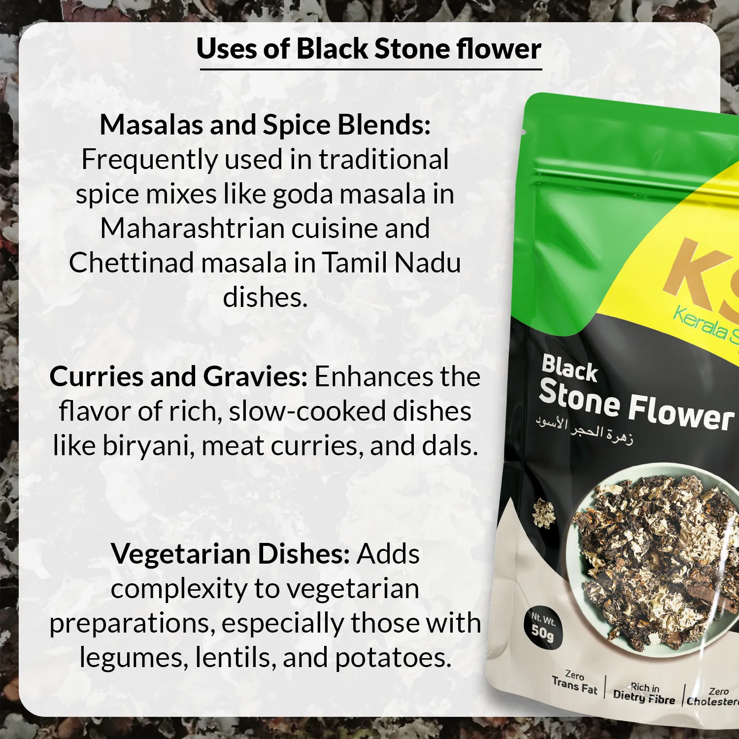 Kalpaasi / Black Stone Flower 50gm - Image 6