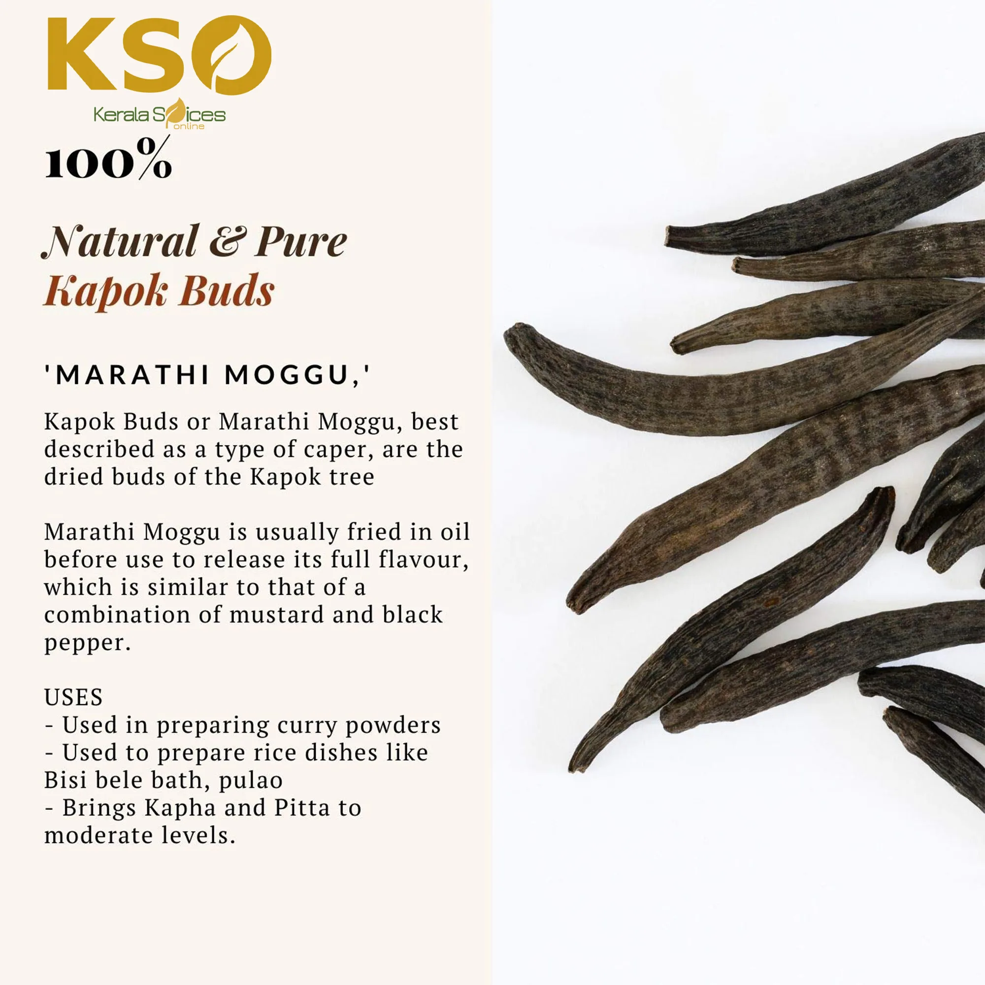 Marathi Moggu 100g (Kapok Buds) - Image 4