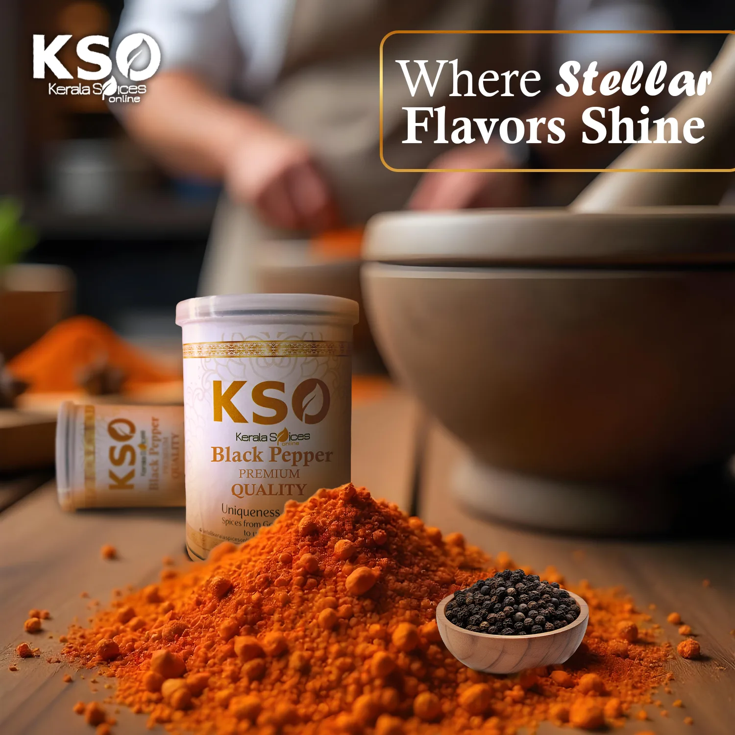 Premium Quality Thalassery pepper 12 bold -150gm - Image 4