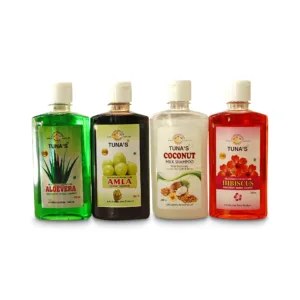 Natural Ayurvedic Shampoo Pack Of 4