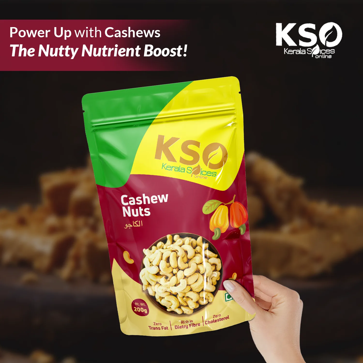 Cashew Nuts W-240 (Normal) -250g - Image 4