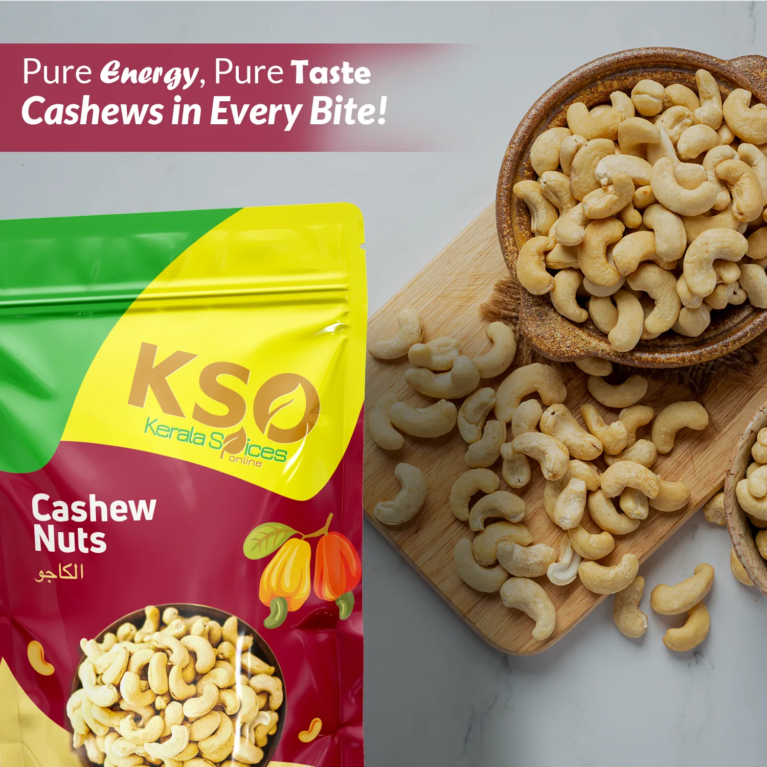 Cashew Nuts W-240 (Normal) -250g - Image 5