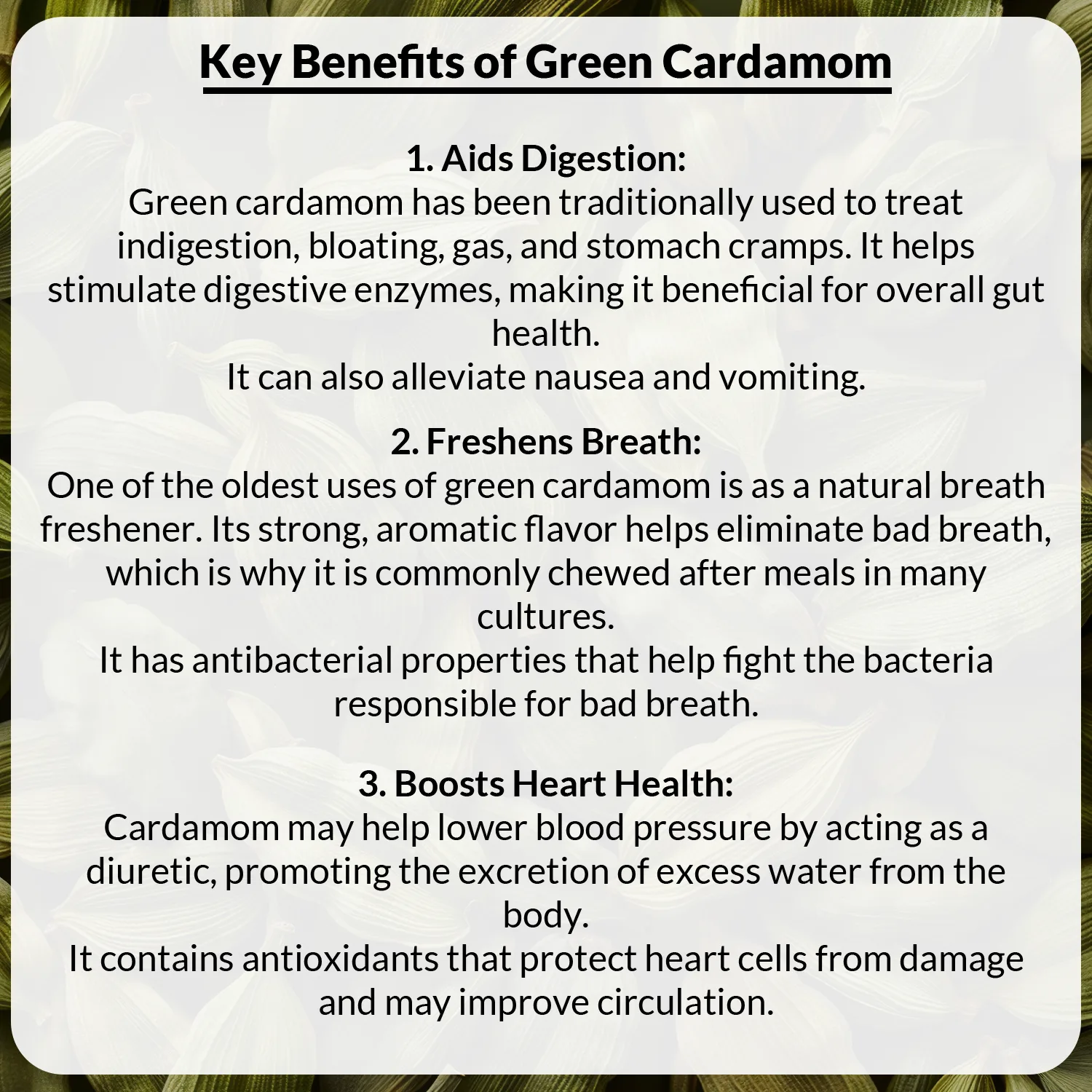 Cardamom 7mm 1kg - Image 5