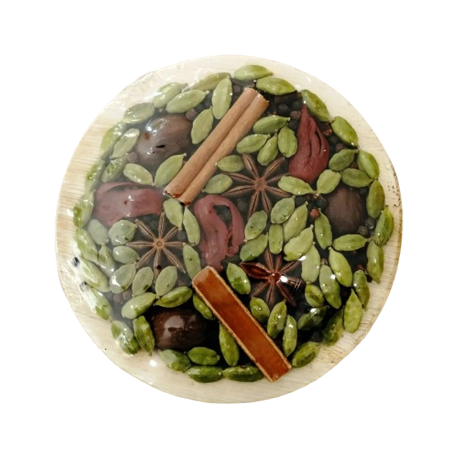 Handcrafted palm leaf Assorted Kerala Spices Gift Box - Image 7