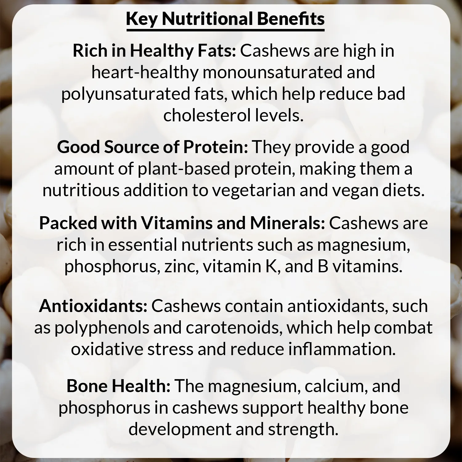 Healthy Cashew Nuts W 240 1kg - Image 5