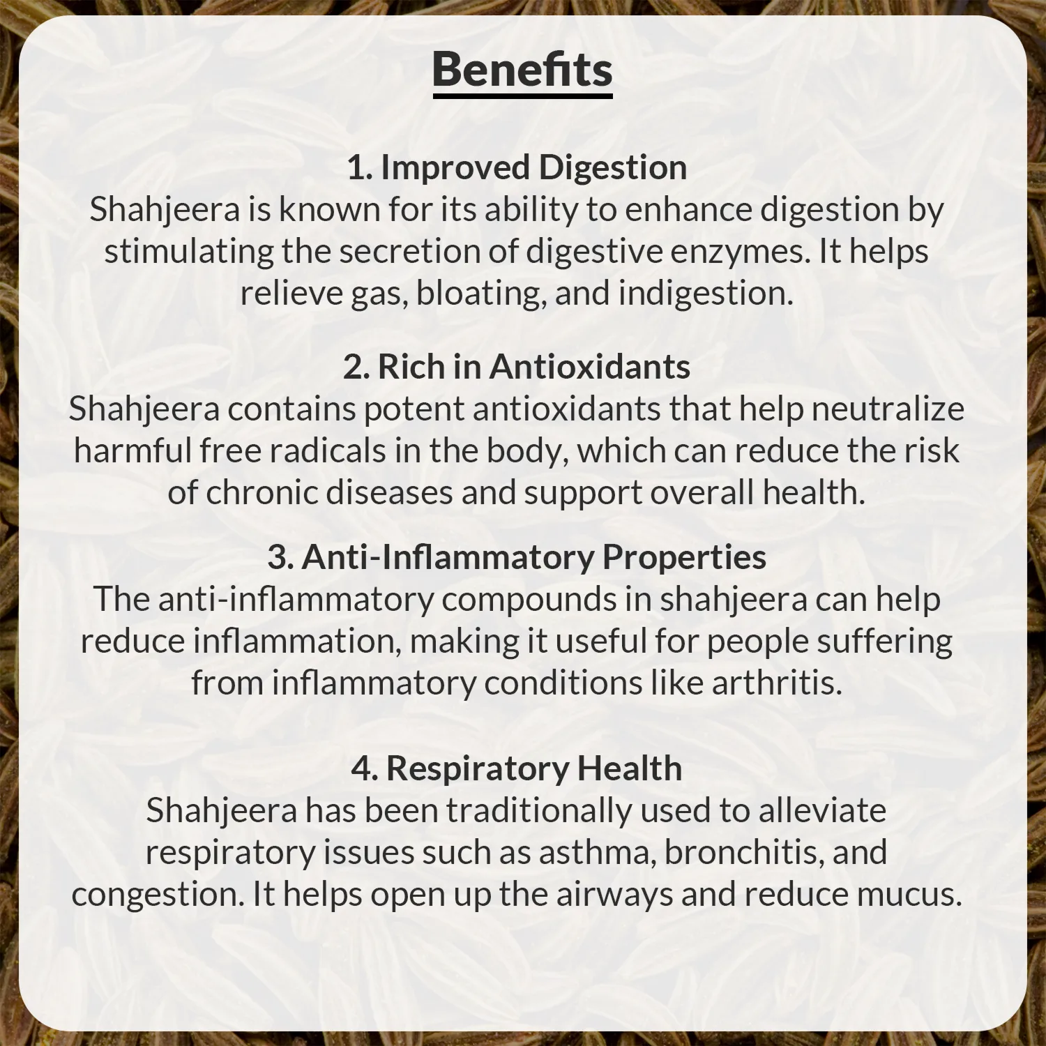 Shah Jeera / Caraway Seeds 1kg - Image 5