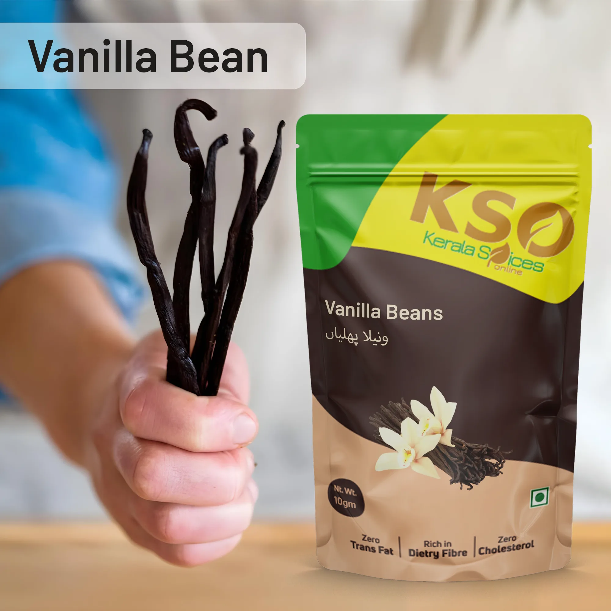 Premium Quality Vanilla Beans 10gm - Image 2