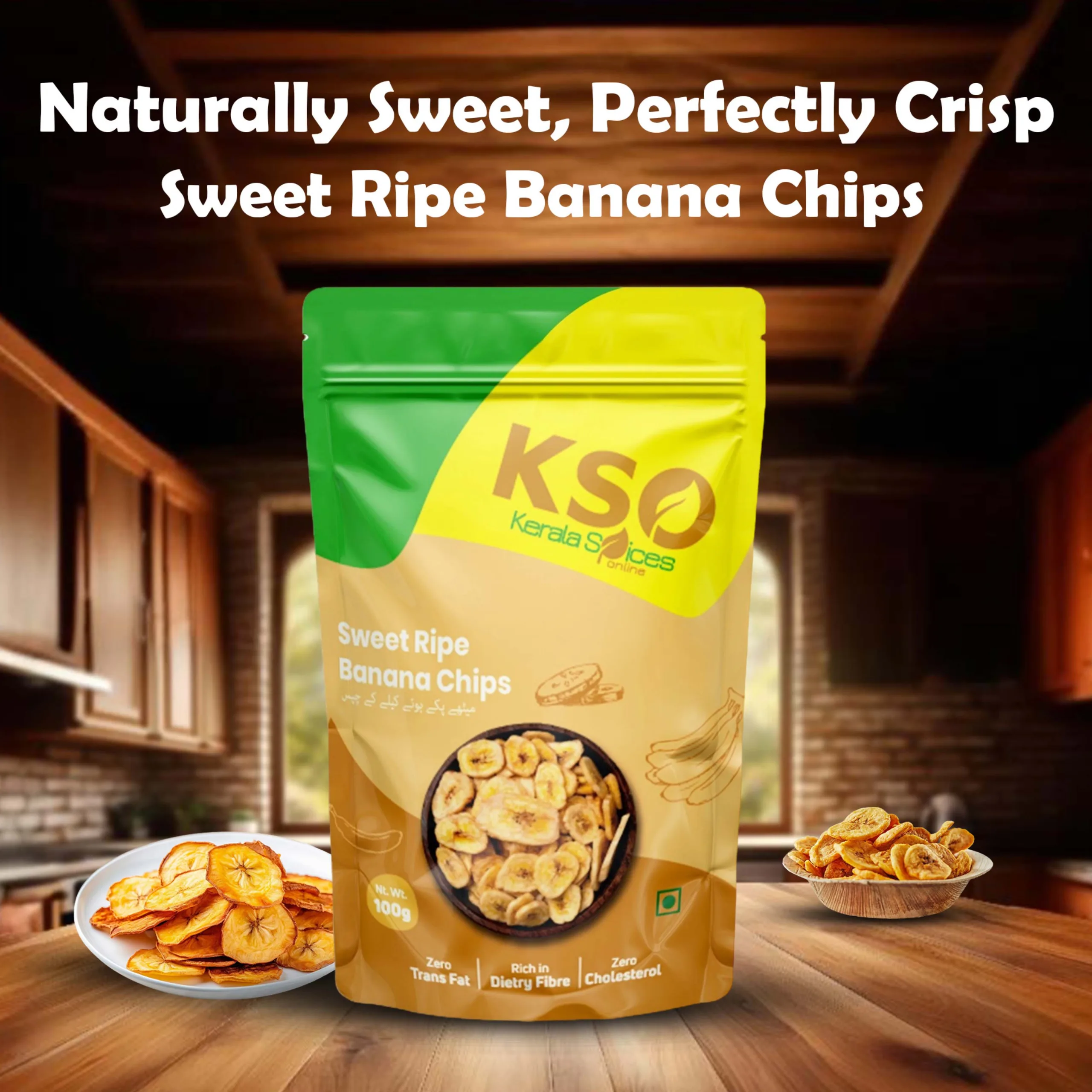 Sweet Ripe Banana Chips 200gm - Image 4