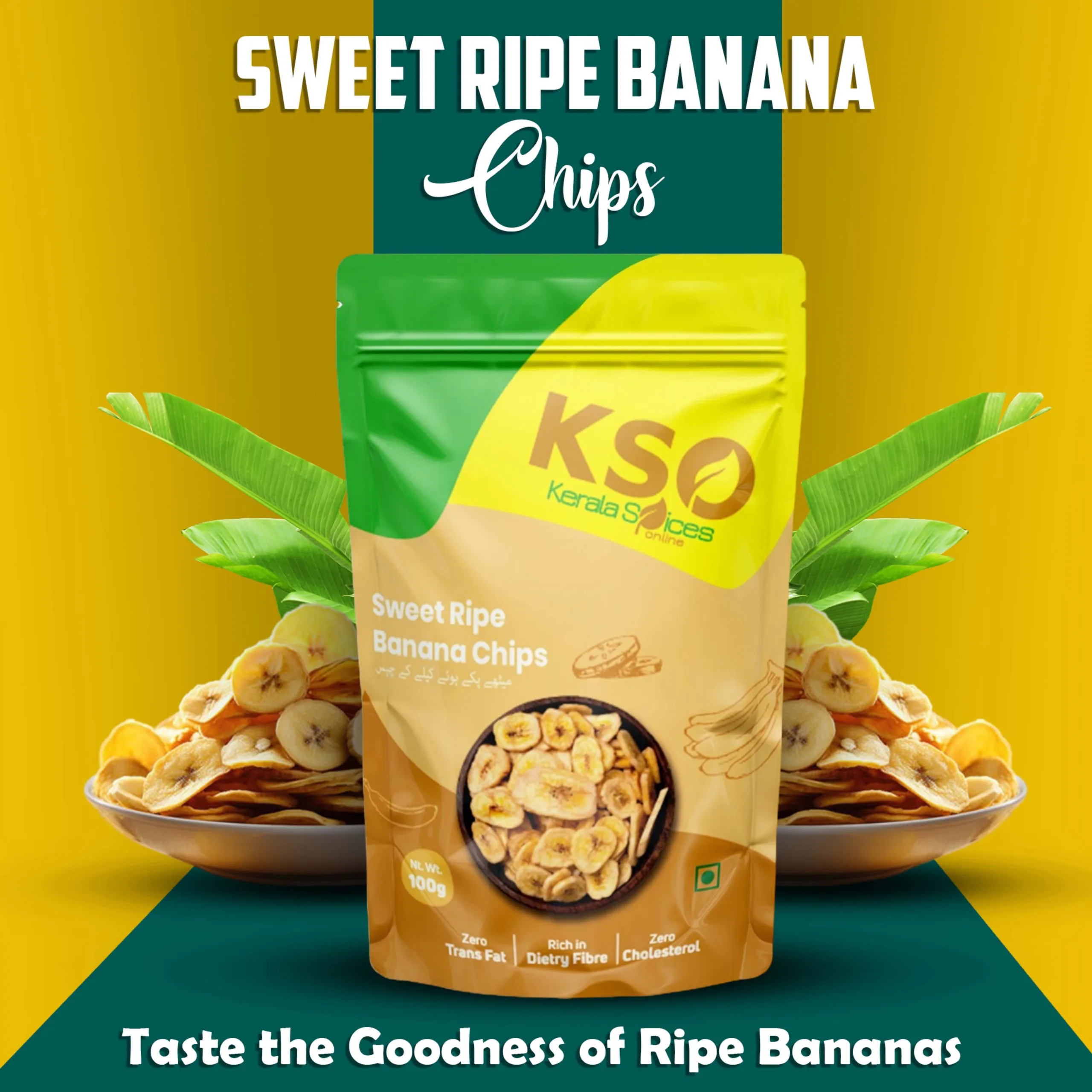 Sweet Ripe Banana Chips 200gm - Image 2