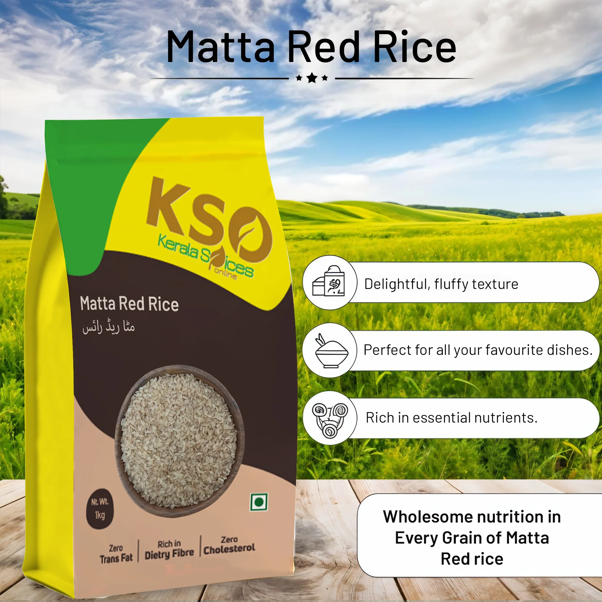 Kerala Red Rice -1kg - Image 4