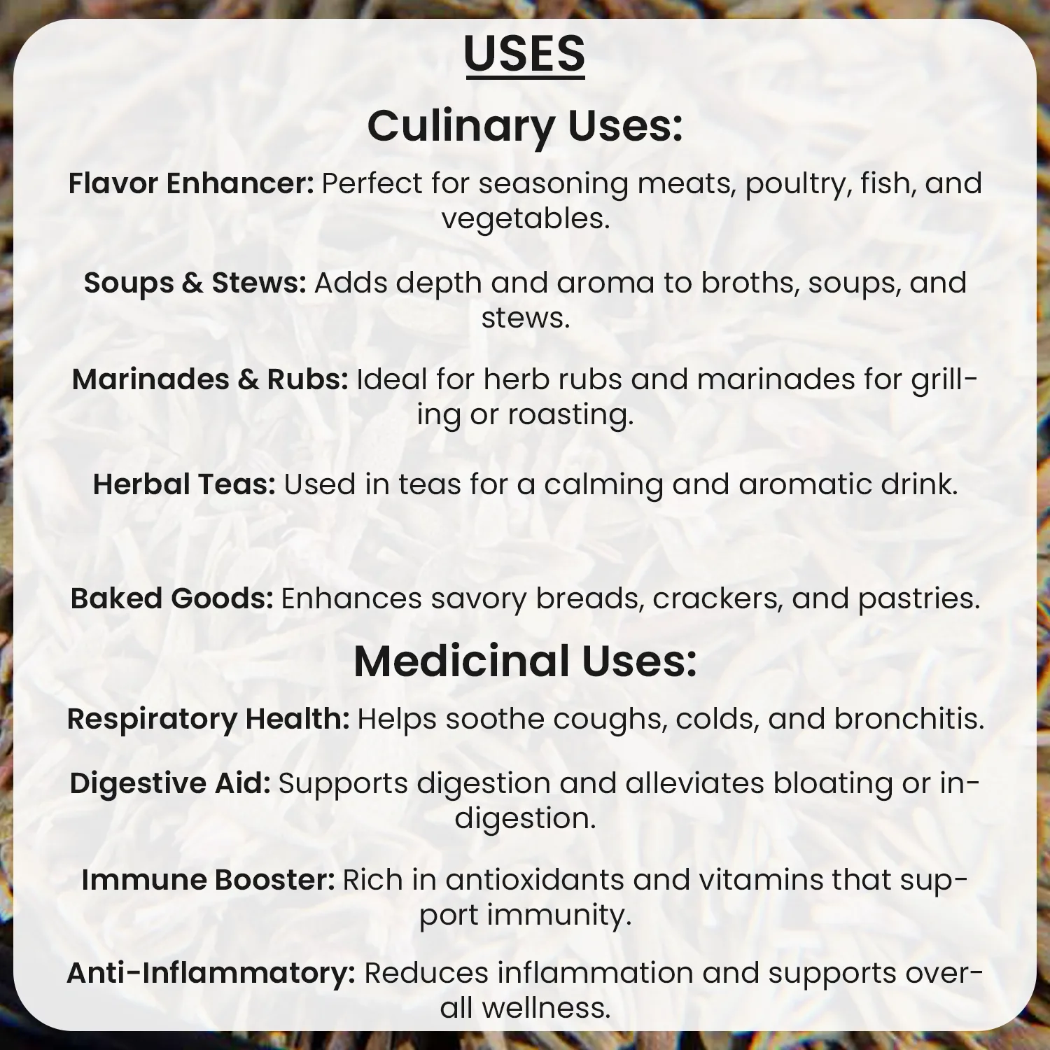 Organic Dried Thyme 100g - Image 5