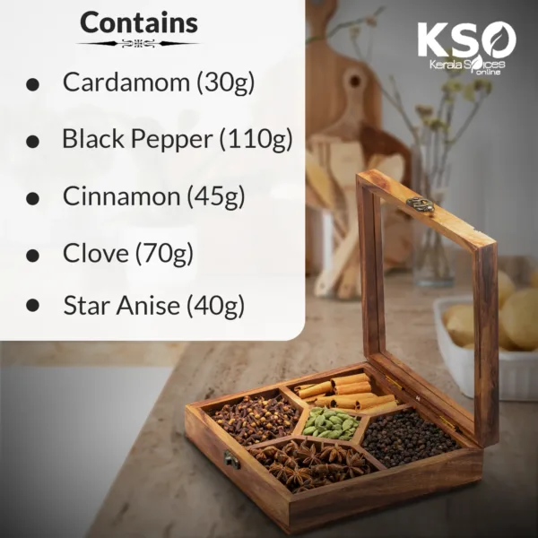 Wooden Spices gift Box