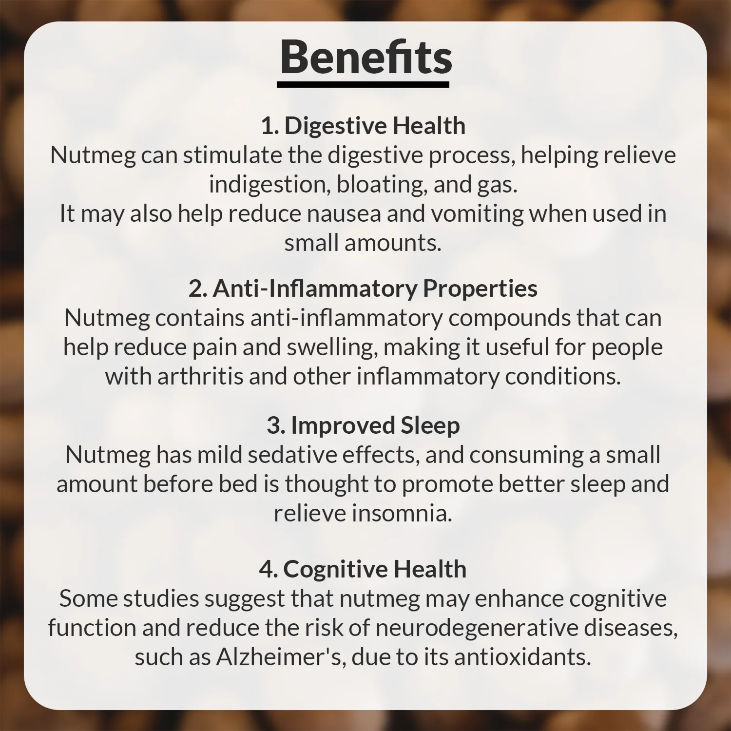 Authentic Nutmeg 1kg Jumbo - Image 5