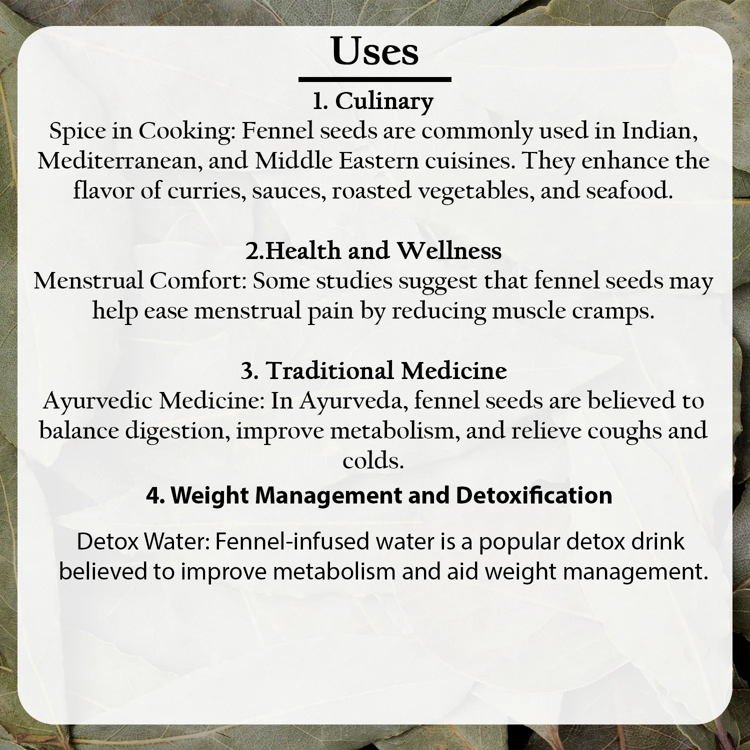 Premium Quality Saunf/Sompu 100g - Image 6