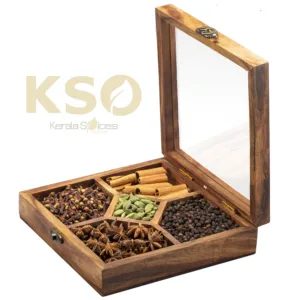 SpiceNest - Wooden Spices gift Box