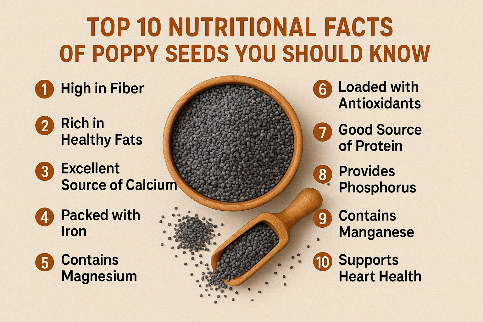 nutritional facts of poppy seeds