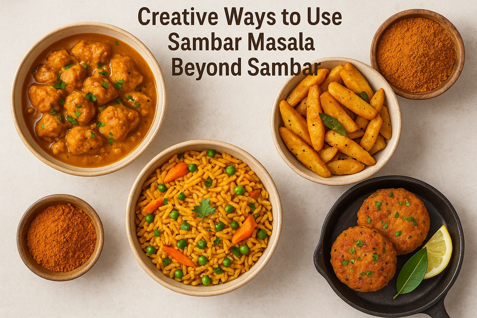 ways to use sambar masala