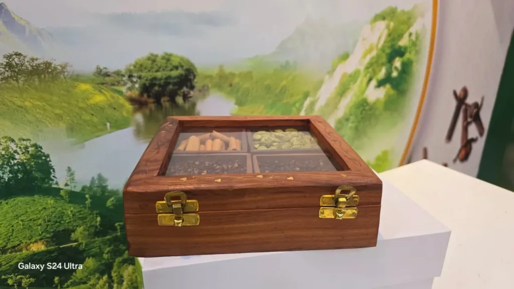 Wooden Spice box